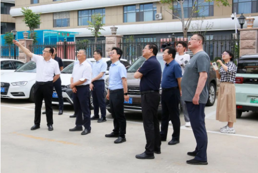 山东省供销社领导一行调研栖霞市供销社